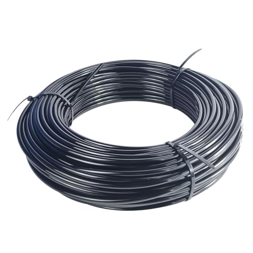 3/8" Black Nylon Air Line Tubing - 50 FT Air Hose, DOT Approved for Air Brake Tubing Suspension Or Fluid Transfer - size: 3/8"OD 50FT