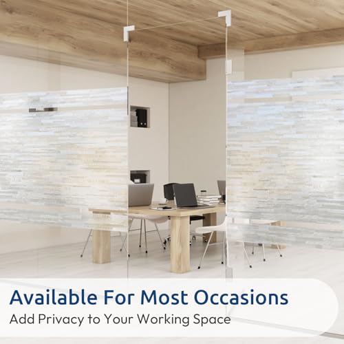 rabbitgoo Window Privacy Film, No Glue Frosted Glass Film, Static Cling UV Blocking Non Adhesive Reusable Heat Control Window Vinyl Clings for Home, Office, Frosted Silk, 11.8 x 118.1 Inches - color: Frosted Silk, size: 11.8" x 118.1"