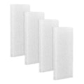 4 Pcs Aquarium Bio Sponge Foam Filter Pads Compatible with Fluval U2 Underwater Filter Foam Sponge Pad, Aquarium Underwater Filter Accessories, Compatible for Aquarium, Fish Tank, White, A486