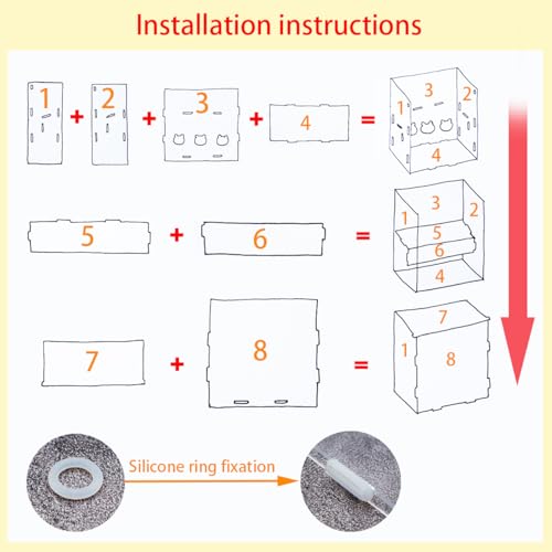 Acrylic Three Hole Two Layers Automatic Filling Transparent Feeder Box for Button Quail