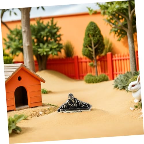4pcs Miniature Brass Fisherman Figurines with Monk and Small Bridge, Asian Style Garden Statues for Aquarium Terrarium and Home Décor Micro Landscape Ornaments