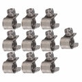 10pcs Stainless Steel Hose Clamps – Adjustable 6-20mm Fuel Line Pipe Clips for Air, Water, Silicone & Fuel Hoses (6-8Mm) - size: 6-8Mm