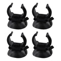 4/8 Pcs Aquarium Heater Suction Cups Clips 35mm Replacement Fish Tank Thermostat Holders Heaters for Bars Black Resin Clamps Fit 2.5cm Tubes(8pcs) - size: 8pcs