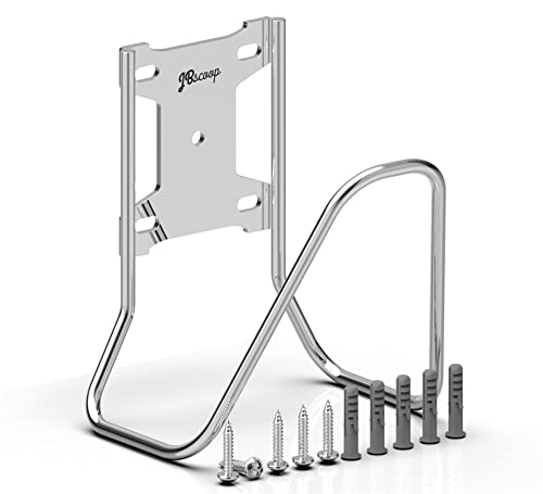 JBscoop Garden Hose Holder, Stainless Steel Wall Mount for Water Hose & Extension Cords, Heavy Duty & Rust Proof