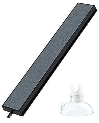 Pawfly 8 Inch Air Stone Grey Mineral Bubble Stone Bar Diffuser Bubbler Airstones for Air Pump, Aquarium, and Fish Tank - size: Grey