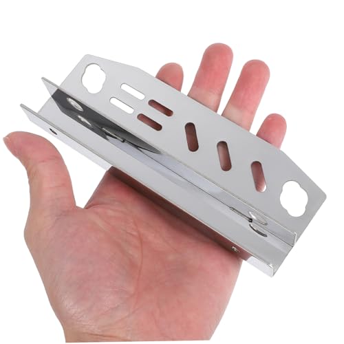 Toyvian Stainless Steel Fish Tank Tool Holder Compact Organizer for Aquarium Maintenance Lightweight Aquatic Planting Tweezers Storage Rack Design for Easy Cleaning and Care