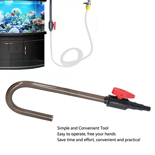 for Aquarium Water Refiller Tube, Wall Mounted Design, Automatic Top Off System, Compatible with 3/8 1/2 3/4 Inch Hose, Premium Plastic Material, Includes Control Valve
