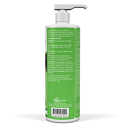 Aquascape Rapid Clear Flocculant (16 Oz / 473 ml) - size: 16 fl oz