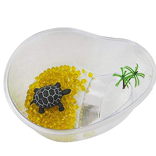 OMEM Big Yellow Glass Crystal Stone,Aquarium Stone,Fish Tank Gravel,Vase,Plate Planting,Aquarium Decor(A Pack of 500, Yellow) - color: Yellow, size: A Pack of 500