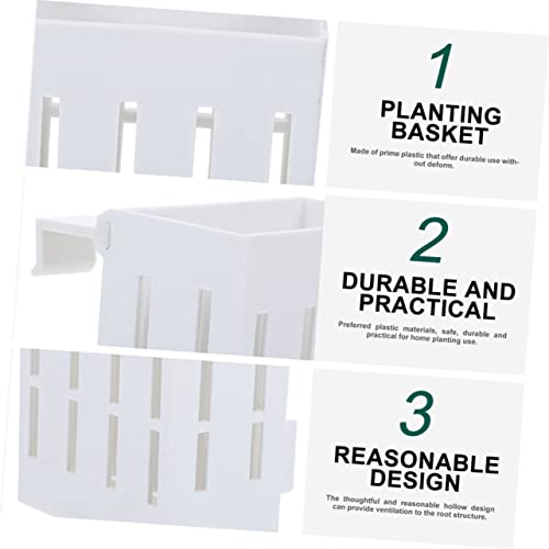 Ipetboom Hanging Aquarium Plant Holder 4Pcs Aquatic Plant Pot with Hook Aquarium Water Plants Planter for Fish Shrimp Plant Cultivation - color: As Shown 1