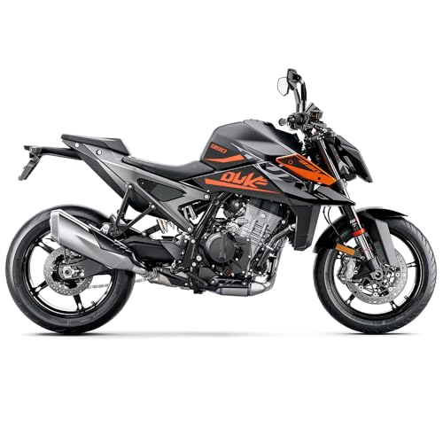 For 990 Duke DUKE990 DUKE 990 2024 motorcycle tank pad Fuel tank sticker accessories fuel tank pad anti-slip side fuel tank pad knee pad grip pad - color: DUKE990 orange