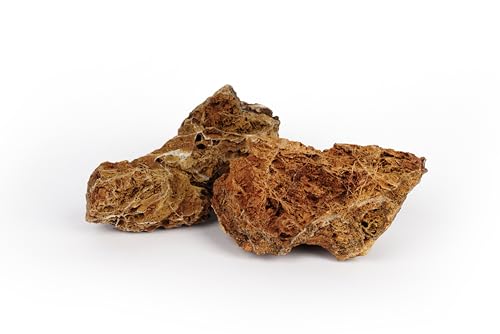 LANDEN Maple Leaves Stone Natural Rocks (18lbs, 3~9 inches,9pcs) for Aquarium, Paludarium, Terrariums, Decorative of Forest Creeks, lakesides, and Streams - size: 14 Maple Leaves Stone(3-9 inches,18lbs)