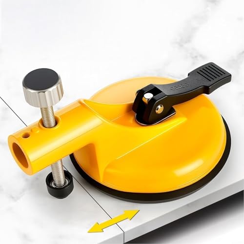 GOWENIC Adjustable Height Setter, Countertop Leveling Tool with Vacuum Lifting Clamps, Granite Marble Countertop Seam Leveling Tool, Suction Cup Tile Leveler, Heavy Duty Floor Gaps Fixer