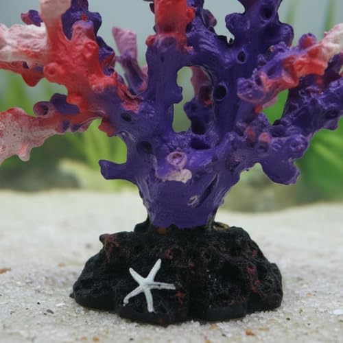 Resin Coral Aquarium Ornament Aquarium Decoration Hiding Spots Artificial Coral Formation Decoration