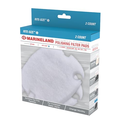 MarineLand Polishing Filter Pads, Mechanical Filtration for Canister Filters