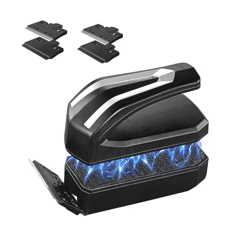 Aquarium Super Powerful Magnetic Cleaner with 4 Algae Scrapers for Glass Fish Tank Magnet Brush Floating S+(Plus) - size: S