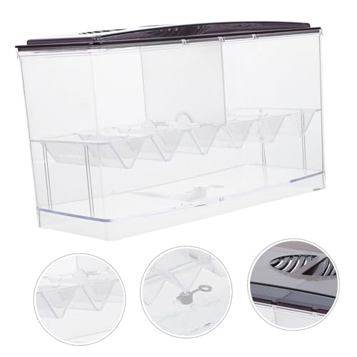 SUPVOX Aquarium Breeding Box Acrylic Isolate Case Multi-Function Incubation Accessory Easy Clean Store