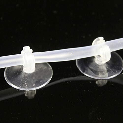 20Pcs Aquarium Suction Cup Clips Airline Tube Holders Clamps For Fish Tank A Creative And Exquisite Workmanship Practical