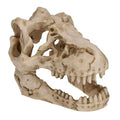 2Pcs Aquarium Decoration - Small Resin Dinosaur Skull Skeleton Fish Tank Cave Pet Reptile House Decoration