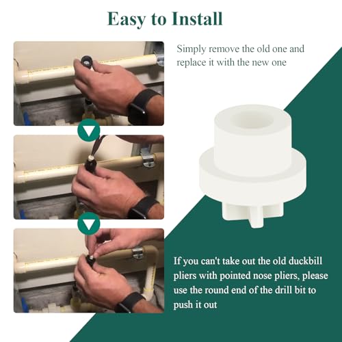 MCCVDB0 Check Valve Duckbill for Regular Maintenance of Pump, Compatible with Sten-ner Pump & Other Pumps, Excellent Resilience & Abrasion Resistance, Long Service Life, 5 Pcs - style: 5 Pcs Check Valve Duckbill