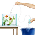 TERA PUMP TRFTCLN-S (BPA-Free) Nano Aquarium Cleaner Fish Tank Gravel & Sand Cleaner for Small Aquariums Under 10 Gallons - size: Small