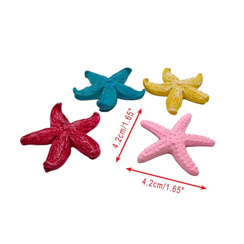 Aquarium Castle Decor with Artificial Starfish & Coral, Pink Fish Tank Accessories for Aquascape Enthusiasts, Sand Table DIY