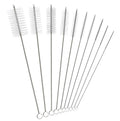 Straw Cleaning Brush Set – 10 Pack, 8-Inch Nylon Tube Pipe Cleaners in 10 Different Sizes, Reusable for Bottles, Pipes & Kitchen Use