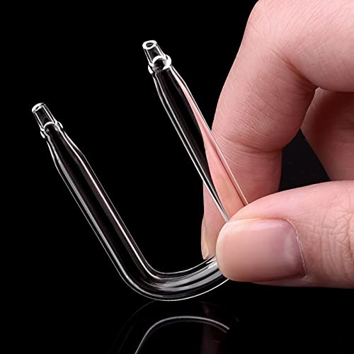 WEAVERBIRD U Shape CO2 Diffuser Aquarium Fish Tank Spacing 0.59" (15mm) Carbon Dioxide Regulator Check Glass Tube