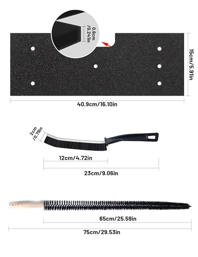 6 Pcs Cleaning Kit for GE Washer Dryer Combo,WH01X35719 Lint Filter replacement with dryer vent brush for Ge Washer Dryer Filter Sponge,Hand Washable and Reusable,Models: PFQ97HSPVDS