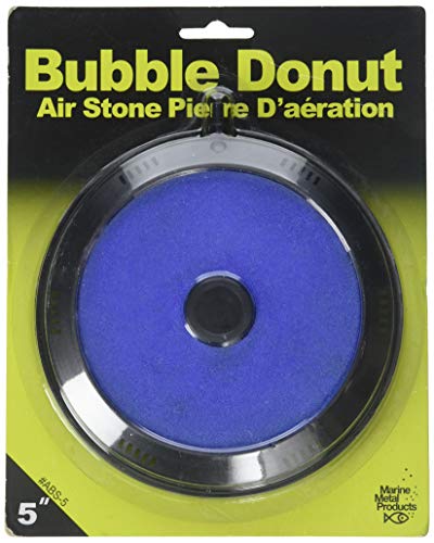 Marine Metal ABS-5 Live Bait Bubble Donut for Bait Buckets, Air Diffuser Accessory (5 in)