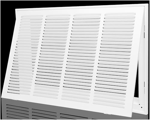 Return Air Filter Grille 24x14,Air Return Vent Cover for 24"W x 14"H Duct Opening,Steel HVAC Vent Covers for Wall and Ceiling,Holds 1" Thick AC Filter - size: For 24''W×14''H-Duct Opening