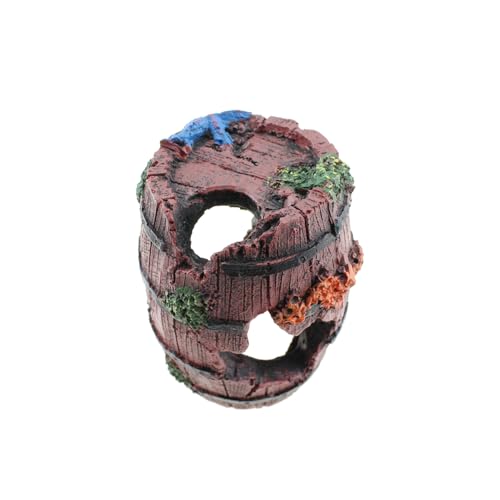 3PCS Colorful Aquarium Landscaping Decoration 100/42mm Resin Simulation Starfish Barrel Fish Tank Accessories