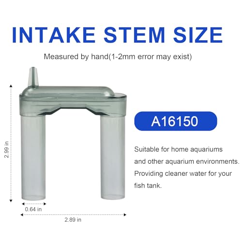 Aquarium Filter Intake Extension Tube, U Tube Compatibility with Aquaclear Power Filter 30 50, for Aquaclear Intake Tube Keeps Water Crystal Clear, Aquarium Filter Replacement Part A16150
