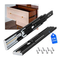 Soft Close Drawer Slides 5 Pairs Full Extension 12 14 16 18 20 22 24 inch Side Mount Pull Out Kitchen Cabinet Rails Bracket Replacement Ball Bearing Tracks kit Guide Runner 100 LB Capacity - size: 14 Inch, style: Soft close-5 pair