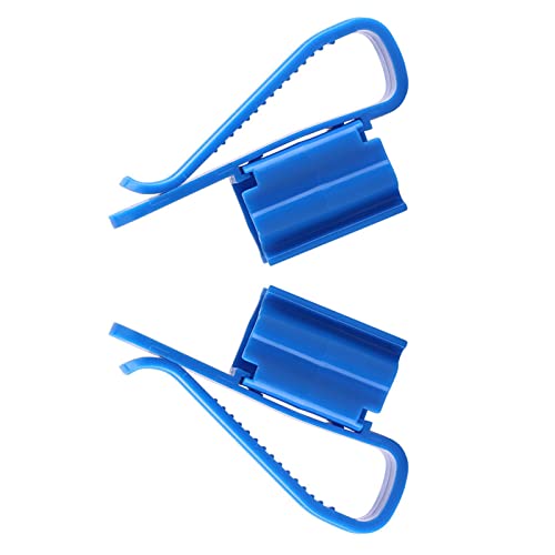 Adjustable Fish Tank Hose Clip 2Pcs, Plastic Water Pipe Tube Clamp, Universal Hose Holder for Aquarium, Bucket, Sink and Plumbing Applications