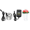 Mini Ultrasonic Humidifier 24V Mist Maker Fogger Nebulizer Water Fountain Fish Tank Pond Atomizer Head Air Humidifier with Splash Guard (Color : Small Mist) - color: Small Mist