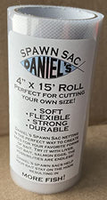 Daniel's Spawn Sac Netting - 4" x 15' Roll - color: White