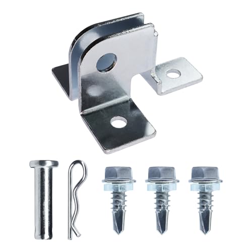 19792A04 Garage Door Opener Bracket, Door Reinforcement Bracket Door Bracket, Clevis Pin, Cotter Pin & Fasteners Included, Fit for Genie, Liftmaster, Sears, Craftsman 19782, 19792A, 19792B, 19792A04.S - style: 19792A04