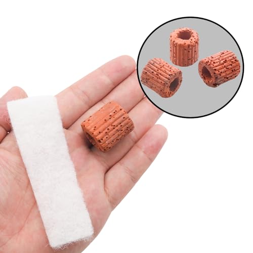 10 Pack 25mm Ceramic Aquarium Plant Weights - Pre-Wrapped Cotton Anchors for Substrate Planting