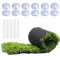 Terrarium Moss Background 7.9 x 39 Inch, Reptile Backdrop Wall Decor and Artificial Moss Reptile Amphibian Cage Decoration for Lizard Bearded Dragon Snake Frog Chameleon Leopard Gecko Tortoise