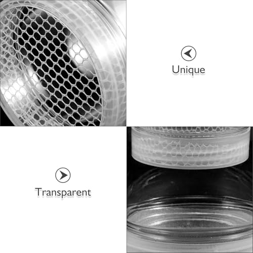 Hemobllo Floating Aquarium Fish Breeding Isolation Box with Fine and Coarse Mesh Nets, Hatchery Incubator for Guppy and Betta Fry Nursery, White Small and Medium Size Set for Fish Tank