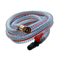 High Flo Gas Siphon Pump With Control Valve, Hand Fluid Transfer Pump For Water Oil Fuel 10ft Hose 3/4" Shaker Valve Siphon, Suction 5.5 Gallons Water Per Minute. (10ft 3/4" Valve)