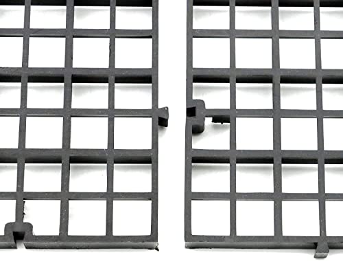 ALEGI 12 Pcs Aquarium Fish Tank Divider Plastic Egg Crate Aquarium Filter Bottom Tray Grid Isolation Board Partition Net Pane Separator (L 12pcs Black) - size: L 12pcs Black