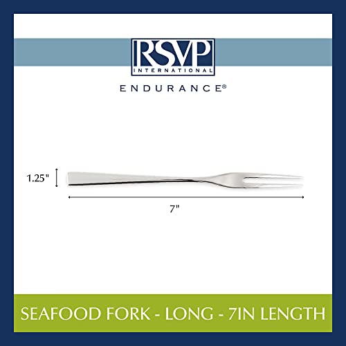 RSVP International Endurance Collection Seafood Tool, Long Fork, Stainless Steel - size: Long Fork