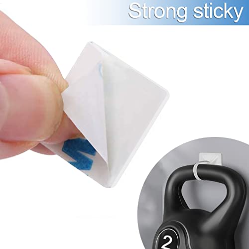 Zip Tie Mounts - SeuYeugX 100 PCS Cable Self Adhesive Mounts Set for Wire Management with Stick Pads Anchors Clips Squares Holders (White) - color: 100pack White