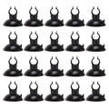 Aquarium Suction Cup, Aquarium Sucker Clip, Suction Cups Airline Tubing Holder, Fish Tank Accessories for Aquarium Fish Tank, Black, 0.39" 20 Pcs 20 Pcs