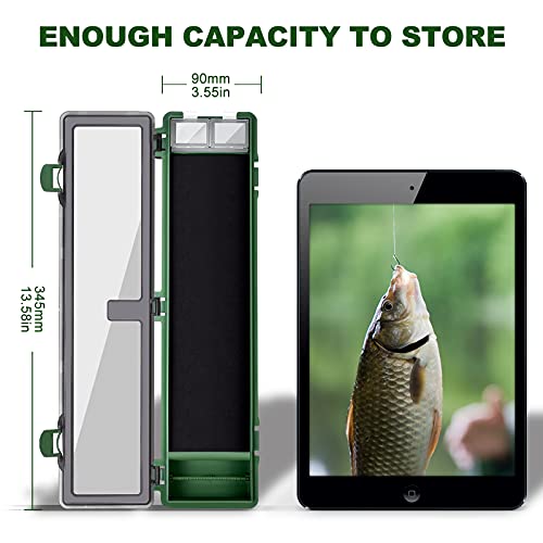 Carp Fishing Hook Storage Box, Carp Rig Box Stiff Hair Rig Board with 12pcs Pins, Carp Fishing Rig Container for Carp Fishing Accessories - style: Style 2