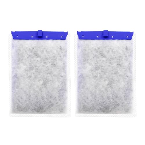 60 Pack Large Aquarium Filter Cartridges Compatible with Whisper Bag Filter Fits Models 20i, 40i/IQ20, 30, 45, 60/PF20, 30, 40, 60