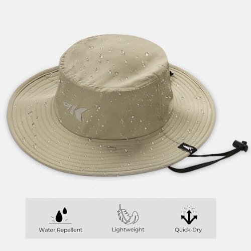 KastKing Sol Armis UPF 50 Boonie Hat - Sun Protection Hat, Fishing Hat, Beach & Hiking Hat, Paddling - color: Q: Nomad, size: Laser-vented Design