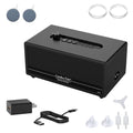 Carefree Fish 6W USB Lithium Battery Air Pump Auto Start During Power Outage Dual Air Outlets Work for 15~96 Hours with 2 Air Stones and 15Ft Silicone Tubing
